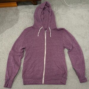 Alternative earth zip up Purple women’s Hoodie Sweater
